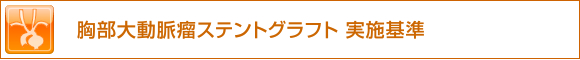 胸部大動脈瘤 ステントグラフト 実施基準
